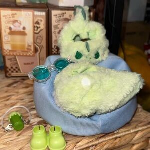 Dino Plush Outfit Set for Labubu size Dolls (NO DOLL INCLUDED)